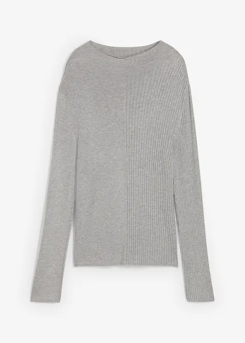 Rippshirt aus Viskose-Mix, bonprix