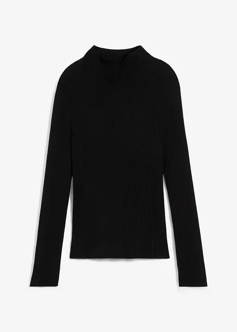 Rippshirt aus Viskose-Mix, bonprix