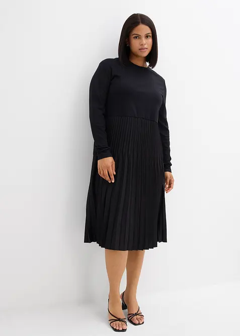 Midikleid aus Viskose-Mix, bonprix