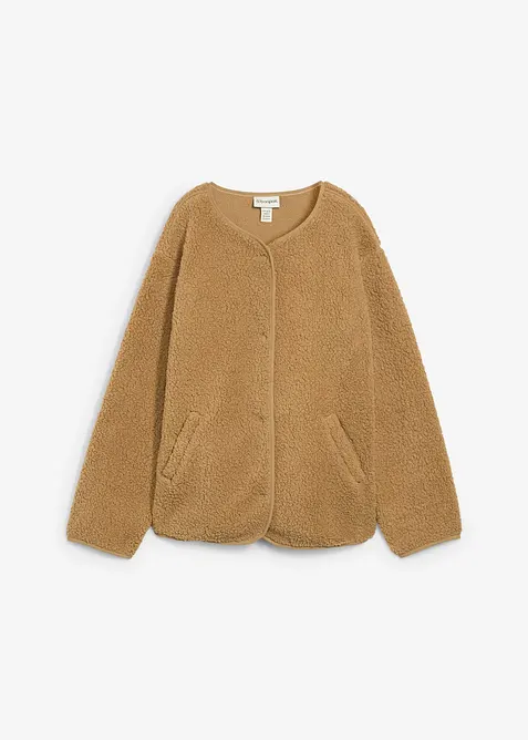 Teddy-Fleece Jacke, bonprix