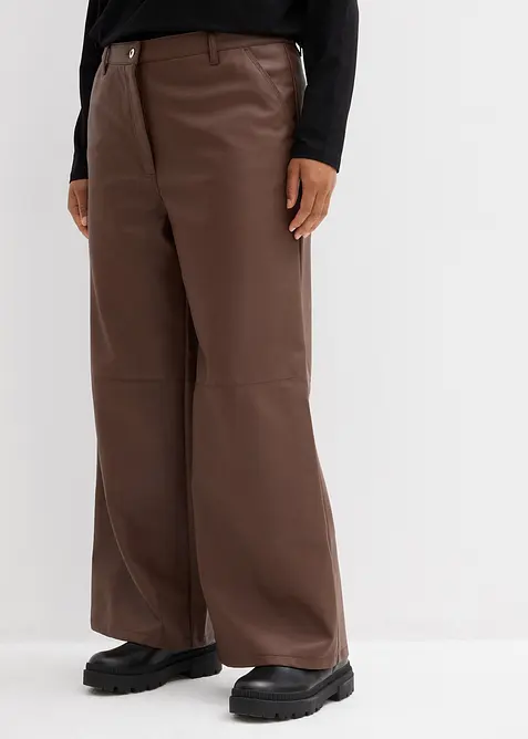 Pantalon enduit, bonprix