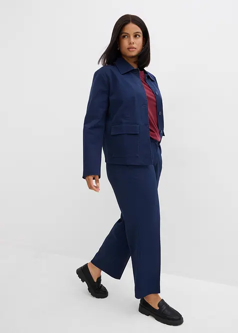 Veste courte de mi-saison en coton extensible, bonprix