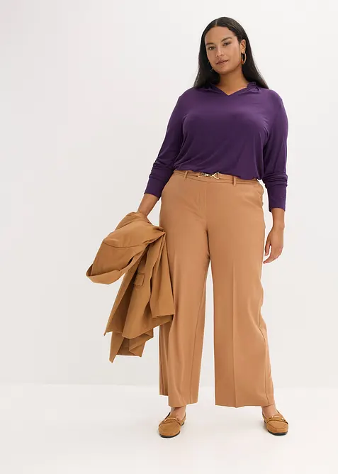 Shirt mit Stehkragen, bonprix