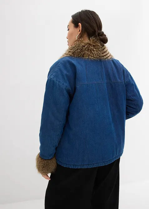 Veste en jean légèrement rembourrée, bonprix