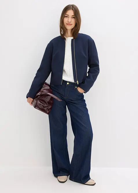 Blouson doux en viscose mélangée, bonprix