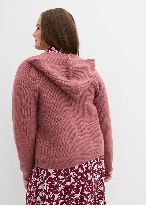 Strickjacke mit Kapuze, bonprix