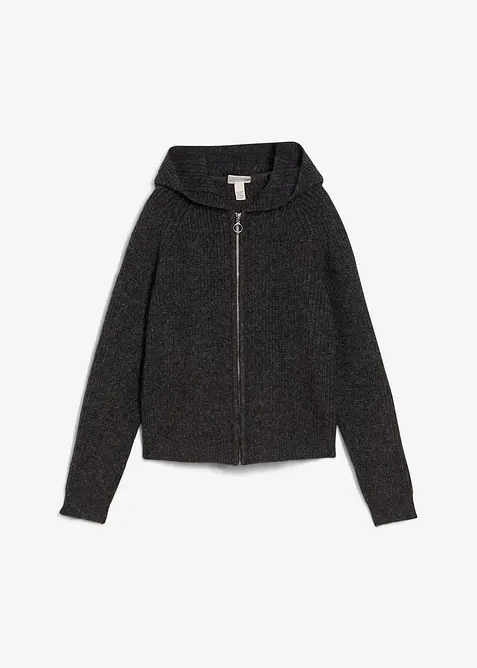 Strickjacke mit Kapuze, bonprix