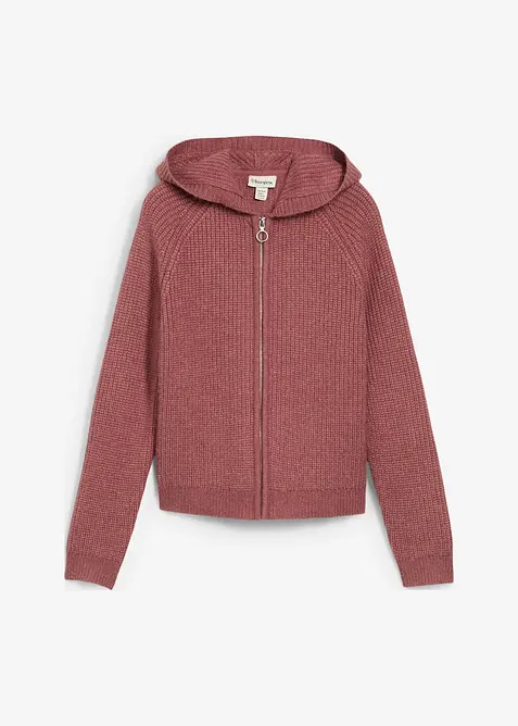 Strickjacke mit Kapuze, bonprix