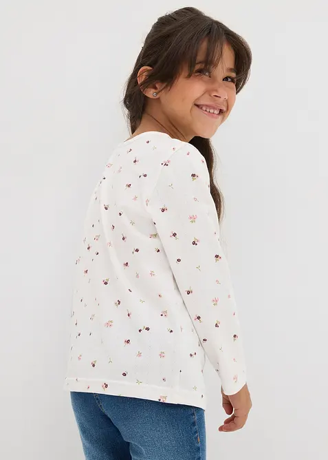 T-shirt manches longues 100% coton, bonprix