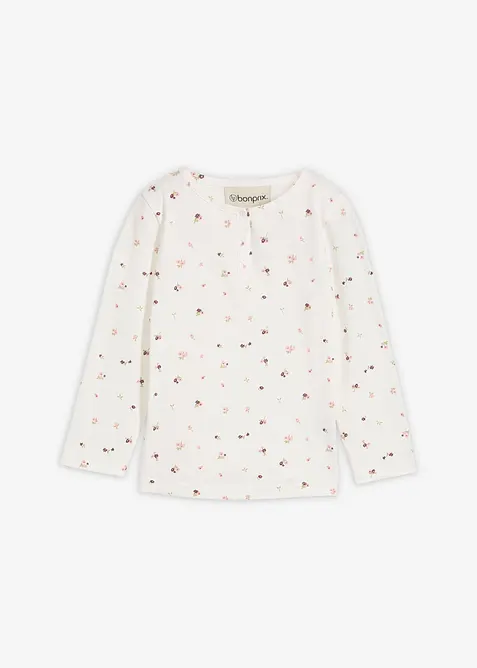 T-shirt manches longues 100% coton, bonprix