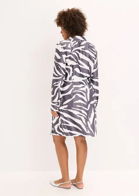 Wickelkleid aus fließendem Satin, bonprix