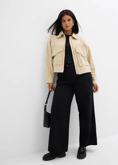 Veste courte esprit trench, bonprix