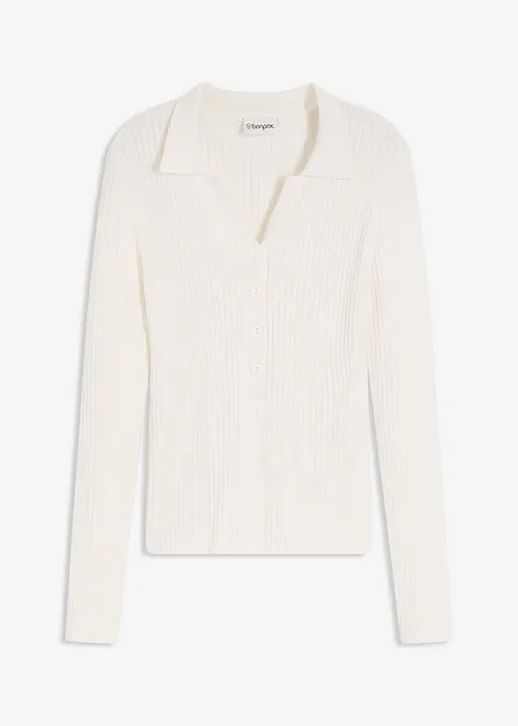 Pull doux en fine maille, viscose majoritaire, bonprix