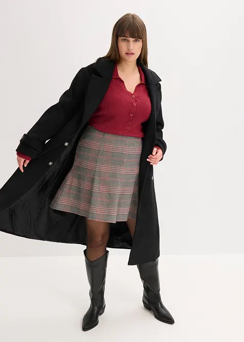 Pull doux en fine maille, viscose majoritaire, bonprix