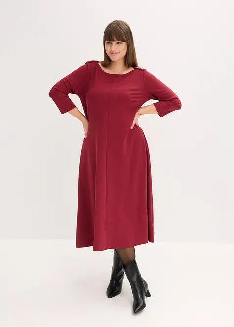 Jerseykleid aus bequemen Punto di Roma, bonprix
