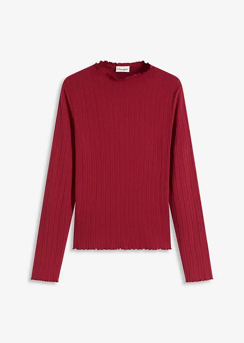 Figurbetontes Rippshirt, bonprix