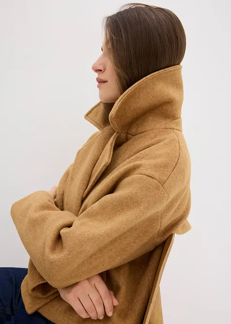 Übergangsjacke in Wolloptik, bonprix