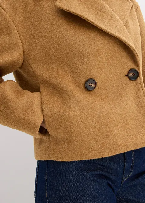 Übergangsjacke in Wolloptik, bonprix