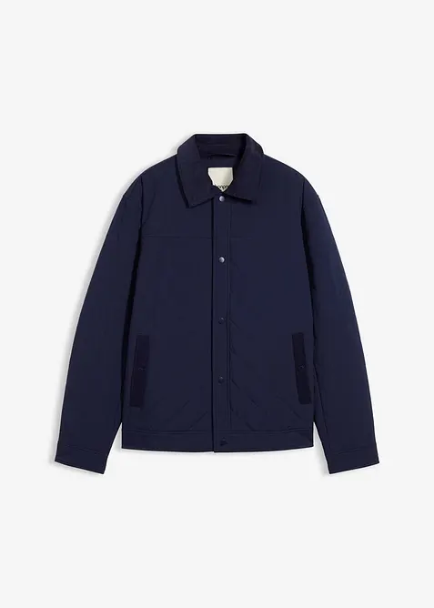 Veste matelassée avec col en velours côtelé, bonprix