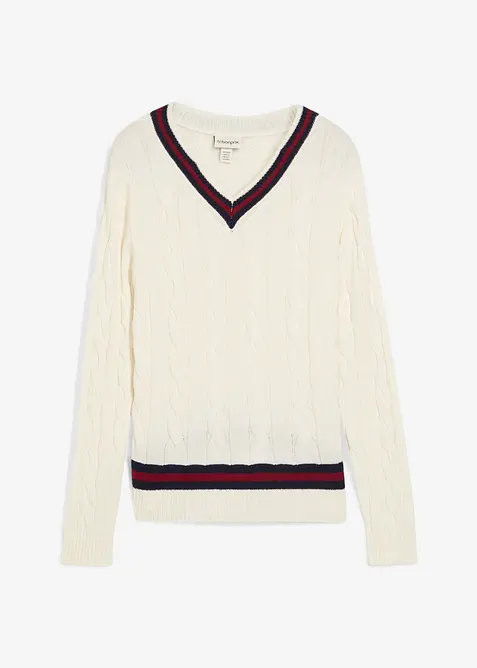 Pull en fine maille contenant du cachemire, bonprix