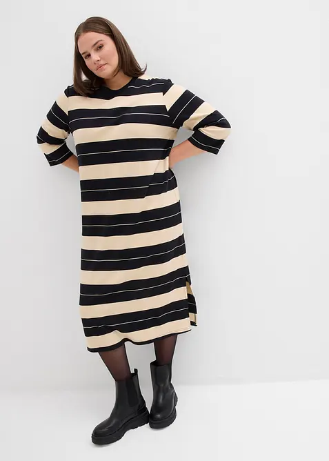 Shirtkleid aus reiner Baumwolle, bonprix