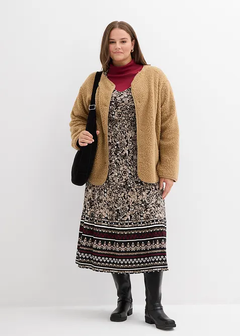 Maxikleid aus softem Viskose-Elasthan-Mix, bonprix