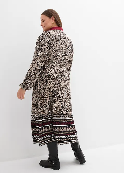 Maxikleid aus softem Viskose-Elasthan-Mix, bonprix