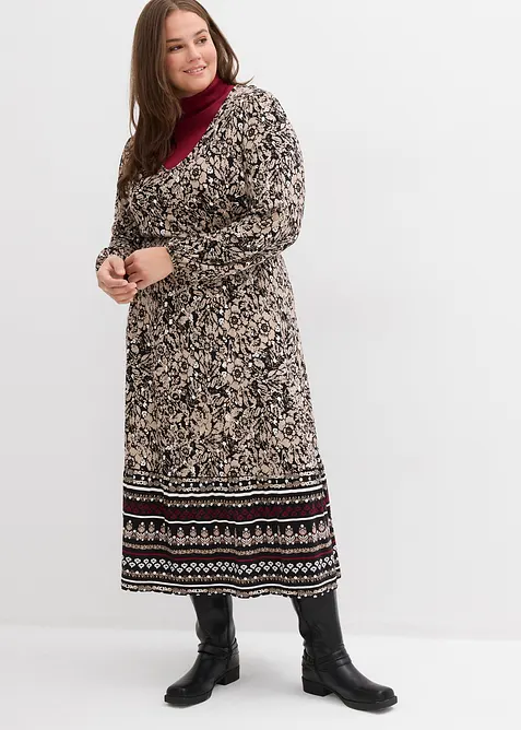 Maxikleid aus softem Viskose-Elasthan-Mix, bonprix