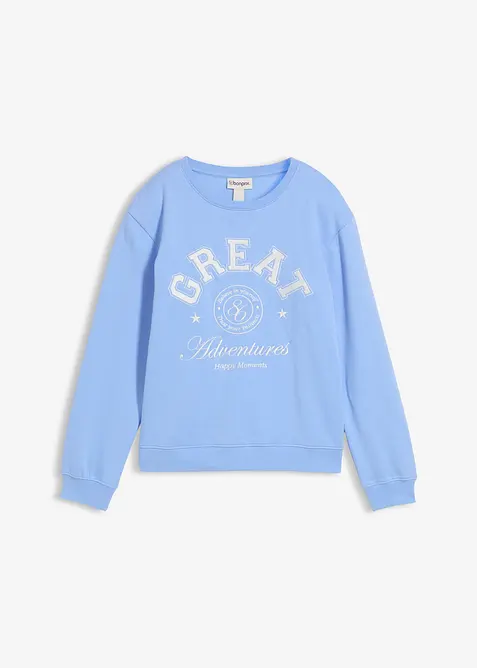 Sweat-shirt 100% coton, bonprix