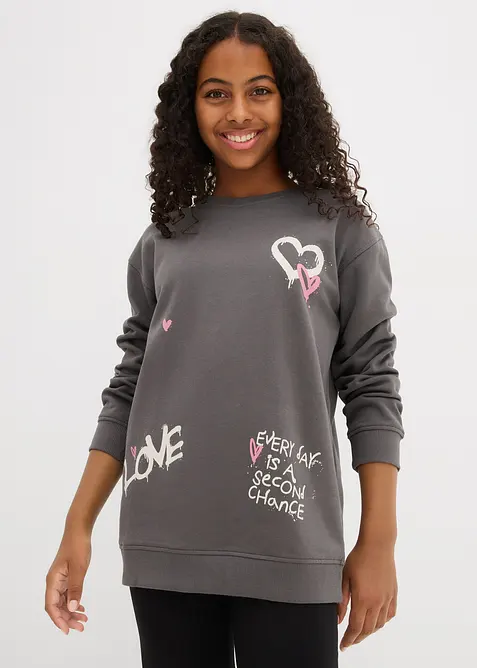 Sweat-shirt 100% coton, bonprix