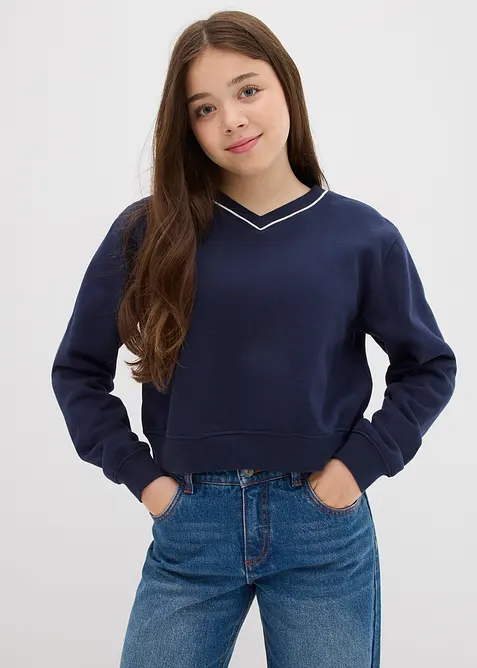 Sweatshirt aus reiner Bio-Baumwolle, bonprix