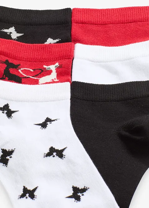 Kurzsocken mit Bio-Baumwolle (7er Pack), bonprix