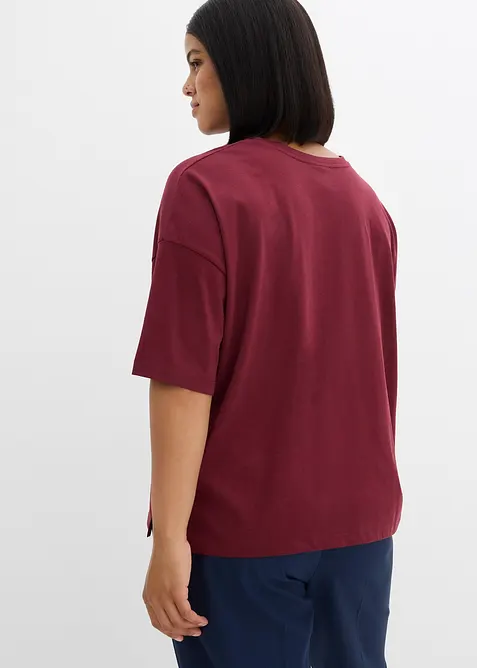 T-shirt oversize en coton mélangé, bonprix