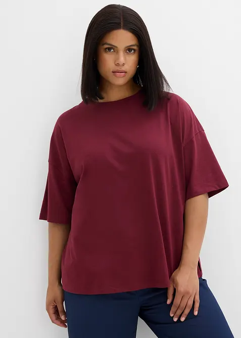 T-shirt oversize en coton mélangé, bonprix