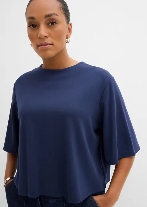 T-shirt confortable en Punto di Roma, bonprix