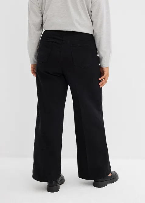Pantalon à pinces en twill 100% coton, bonprix