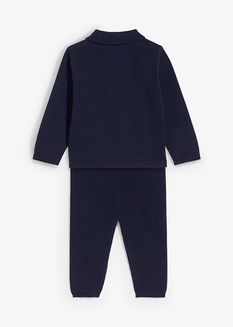 Pull col polo et legging (ens. 2 pces), bonprix