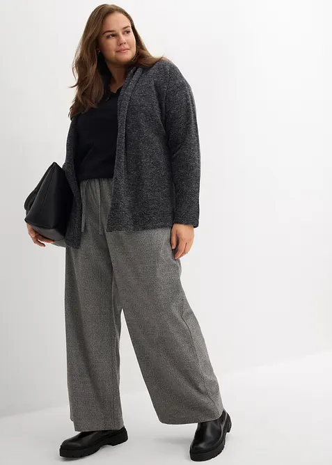 Strickjacke aus flauschigem Hairy Knit, bonprix