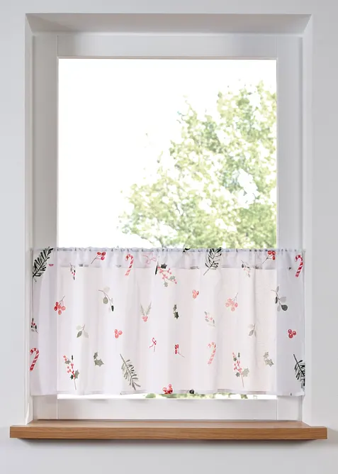 Brise-bise à motif de Noël, bonprix