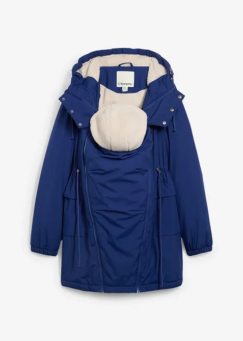 Kuschelig gefütterte Umstands-und Tragejacke, bonprix