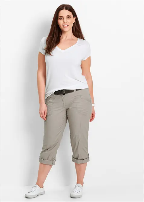 Pantalon extensible cargo 3/4, bonprix