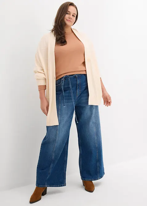 Langarmshirt mit reiner Bio-Baumwolle (2er Pack), bonprix