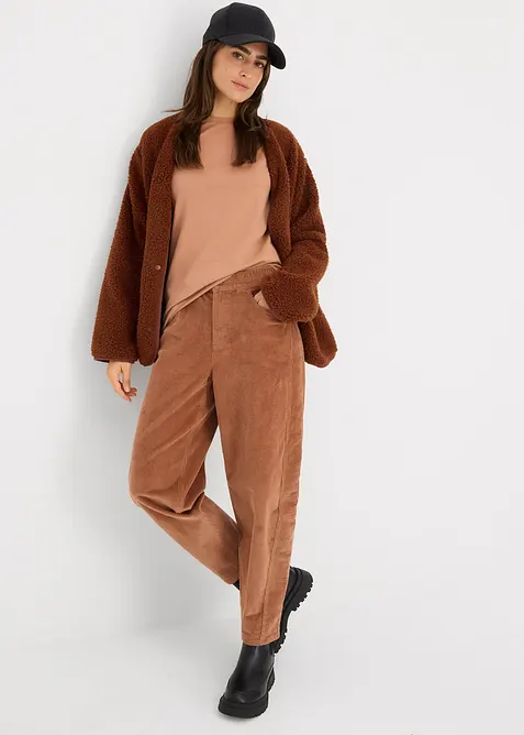 Langarmshirt mit reiner Bio-Baumwolle (2er Pack), bonprix