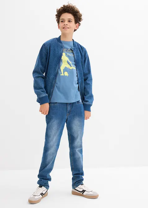 T-shirt manches longues 100% coton, bonprix