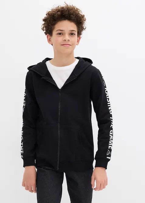 Sweat zippé à capuche, bonprix