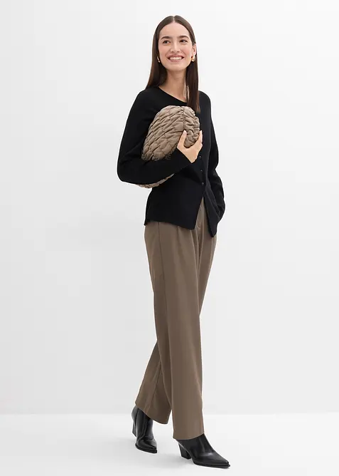 Taillierte Strickjacke aus Viskose-Mix, bonprix