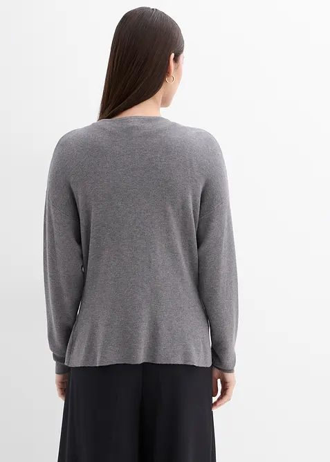 Taillierte Strickjacke aus Viskose-Mix, bonprix