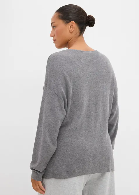 Taillierte Strickjacke aus Viskose-Mix, bonprix