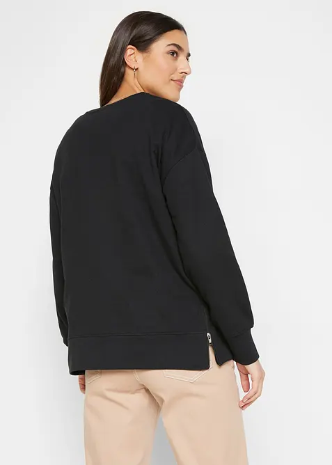 Sweatshirt aus Baumwoll-Mix, bonprix