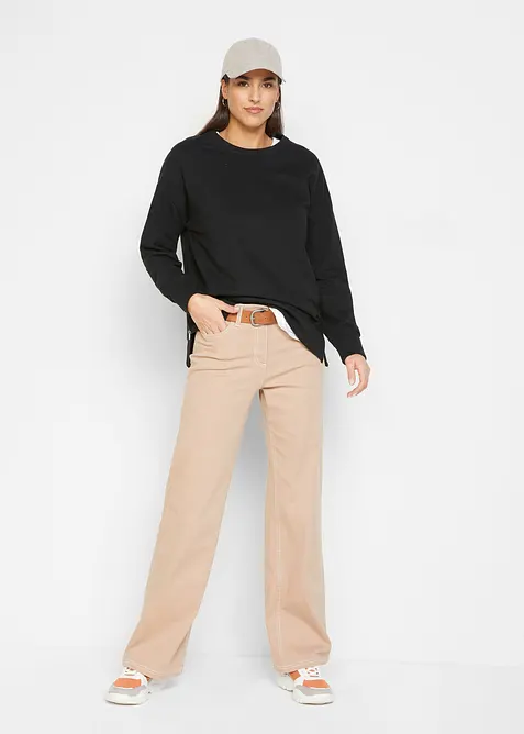 Sweatshirt aus Baumwoll-Mix, bonprix